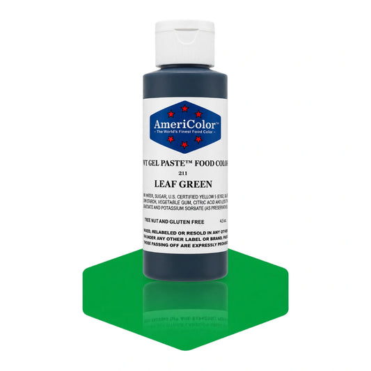 Leaf Green Soft Gel Paste 4.5oz - Americolor