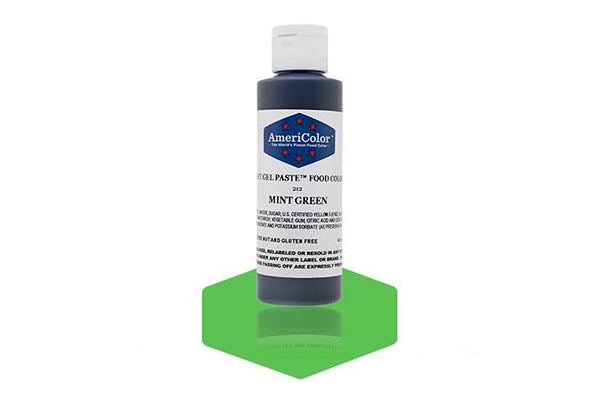 Green Mint Soft Gel Paste 4.5oz - Americolor