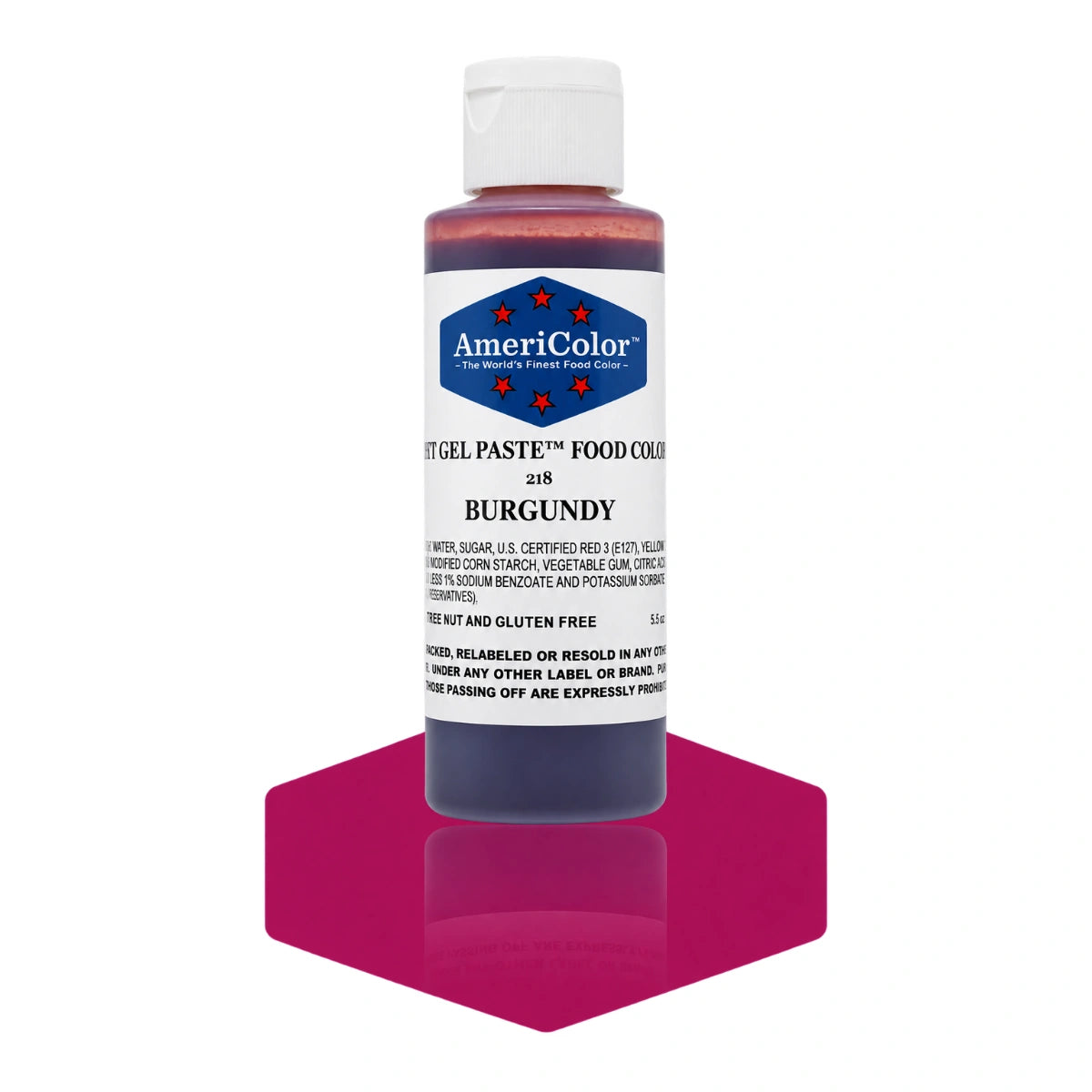 Burgundy Soft Gel Paste 4.5oz - Americolor