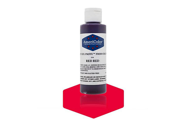 Red Soft Gel Paste 4.5oz - Americolor