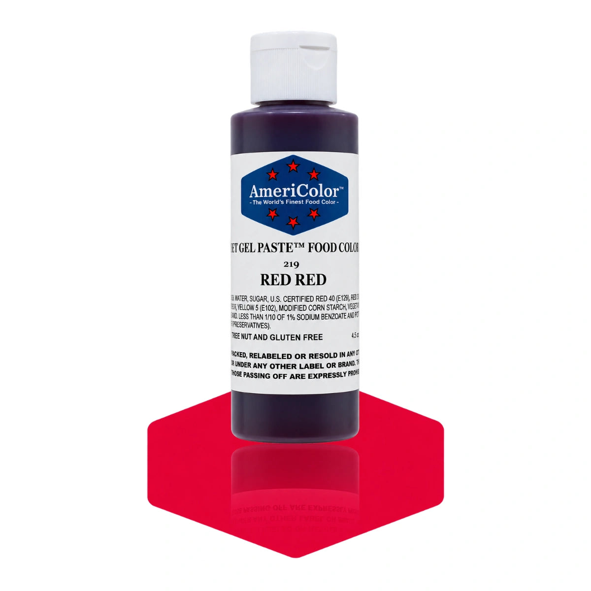 Red Soft Gel Paste 4.5oz - Americolor