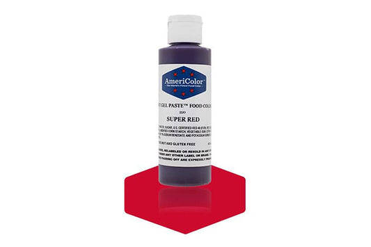 Super Red Soft Gel Paste 4.5oz - Americolor