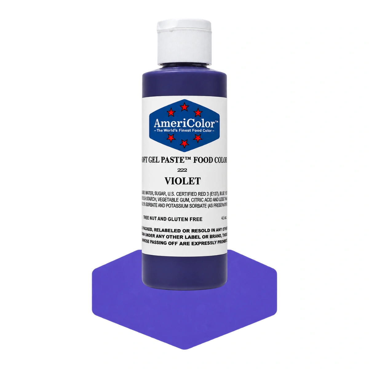 Violet Soft Gel Paste 4.5oz - Americolor