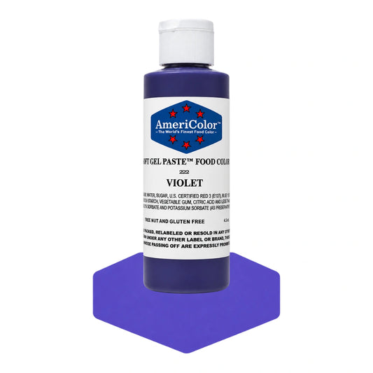 Violet Soft Gel Paste 4.5oz - Americolor