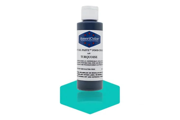 Turquoise Soft Gel Paste 4.5oz - Americolor