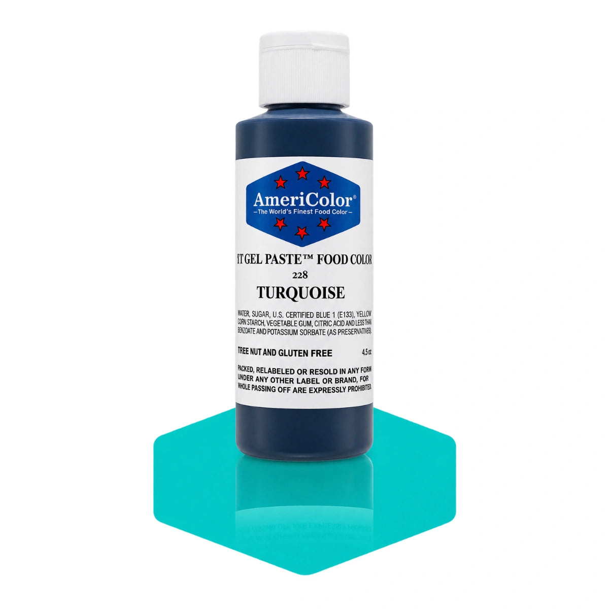 Turquoise Soft Gel Paste 4.5oz - Americolor