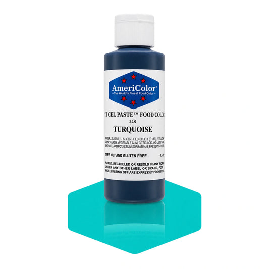 Turquoise Soft Gel Paste 4.5oz - Americolor