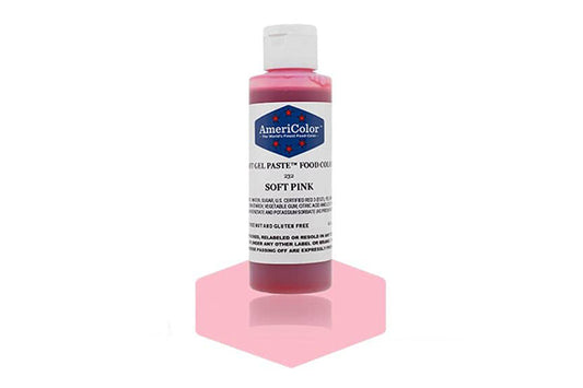 Soft Pink Gel Paste 4.5oz - Americolor