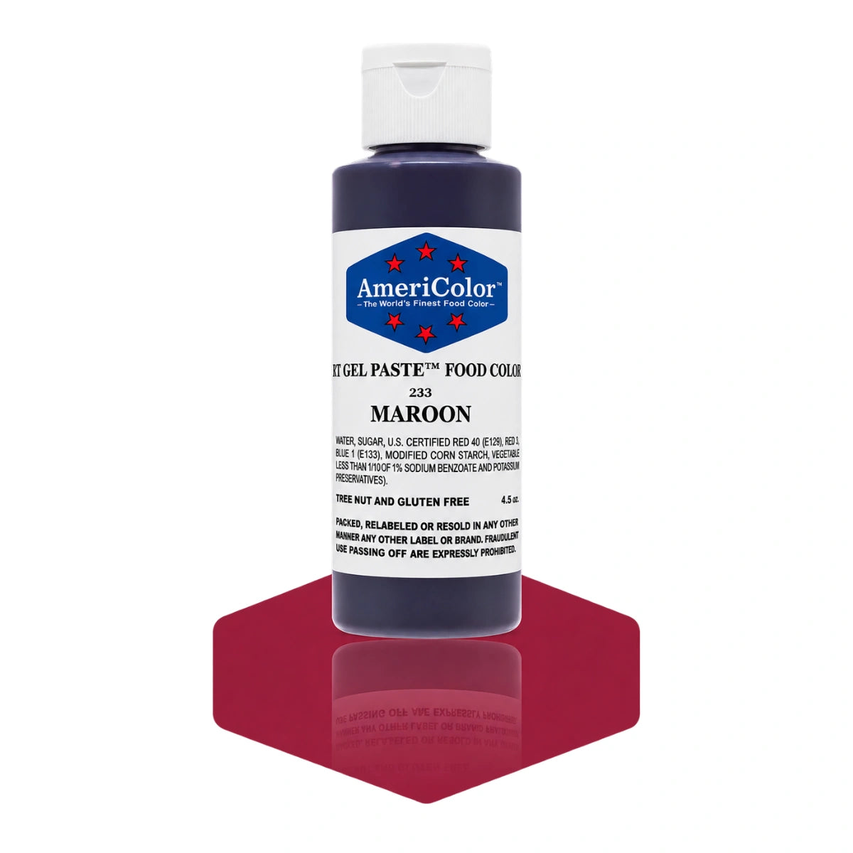 Maroon Soft Gel Paste 4.5oz - Americolor