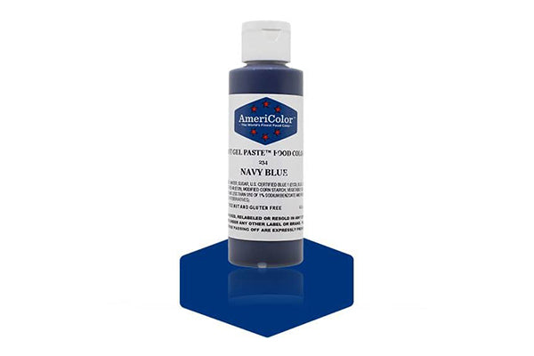 Blue Navy Soft Gel Paste 4.5oz - Americolor