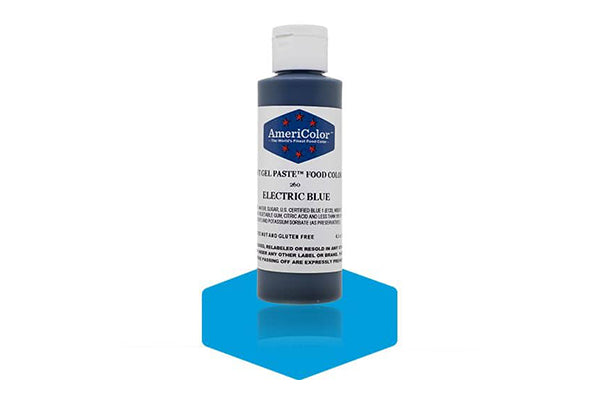 Blue Electric Soft Gel Paste 4.5oz - Americolor