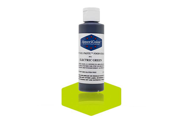 Green Electric Soft Gel Paste 4.5oz - Americolor