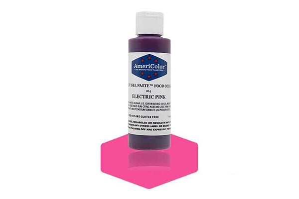 Pink Electric Soft Gel Paste 4.5oz - Americolor