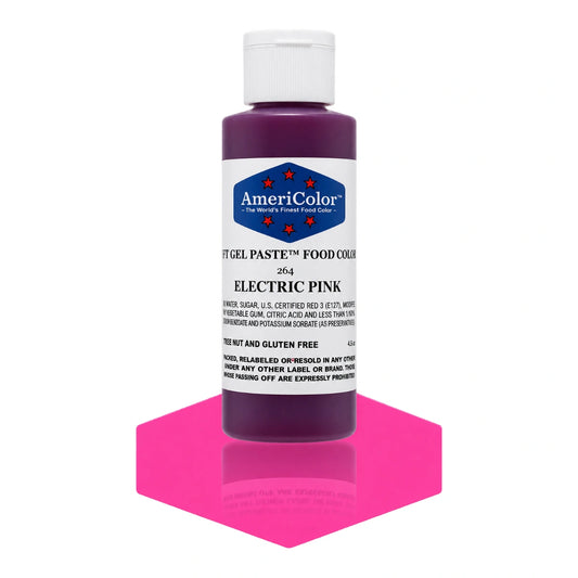 Pink Electric Soft Gel Paste 4.5oz - Americolor