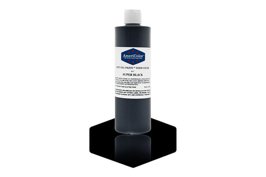 Super Black Soft Gel Paste 13.5oz - Americolor