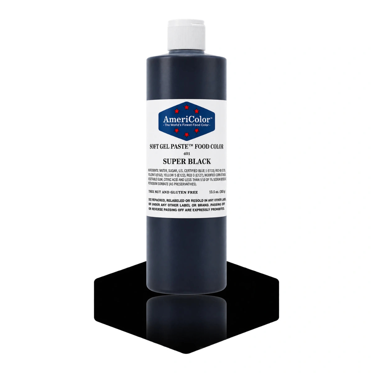 Super Black Soft Gel Paste 13.5oz - Americolor