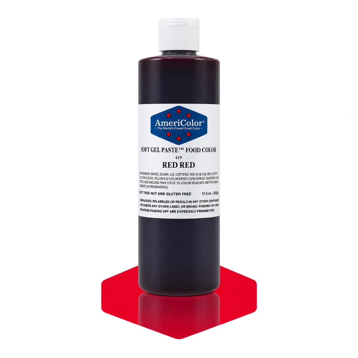 Red Soft Gel Paste 13.5oz - Americolor
