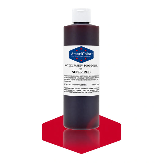 Super Red Soft Gel Paste 13.5oz - Americolor