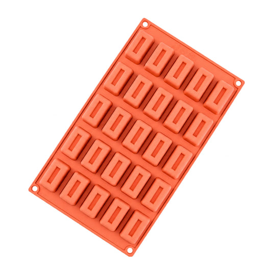 25 Cavity - Hidden Rectangle Silicone Chocolate Mold Gs-091