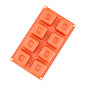 Hidden Square 8 Cavity Silicone Chocolate Mould - Iconic Cake Art