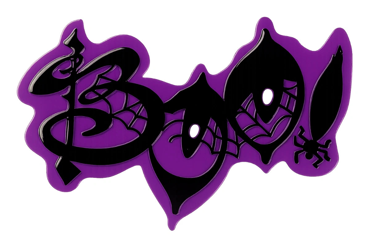 Purple Boo Halloween - Cupcake Picks - Bakery Crafts