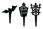 Black Bat Cemetary Cupcake Picks (12 Pack) - Bakery Crafts