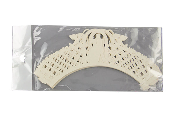 Ivory Wedding Cake Wraps (12 Pack) - Gateau Art