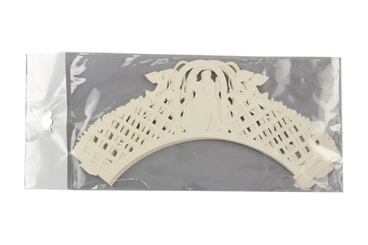 Ivory Wedding Cake Wraps (12 Pack) - Gateau Art