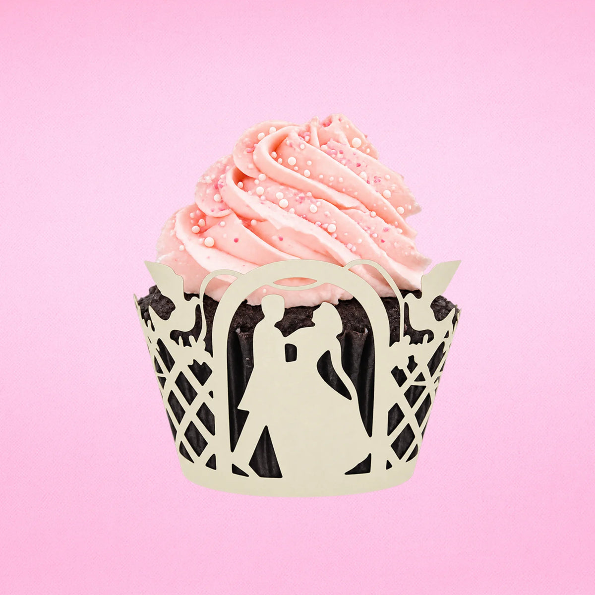 Ivory Wedding Cake Wraps (12 Pack) - Gateau Art