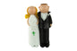Blonde Trendy Bride and Groom - Cake Ornaments