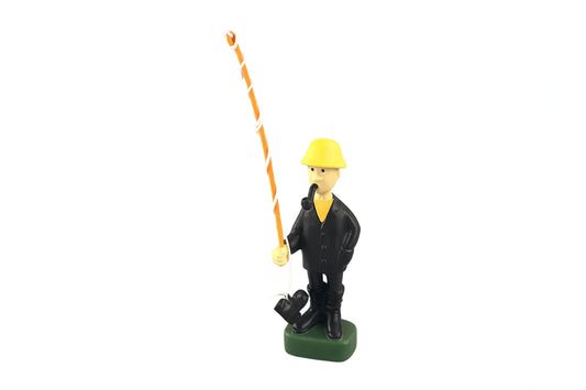 Fisherman with Greeting Pipe and Boot - Cake Ornaments