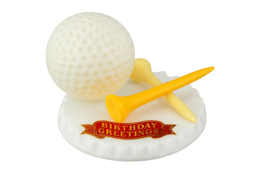 Golf Ball and Tee - Cake Ornaments