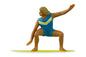 Surfer Dude Assorted Colours - Cake Ornaments