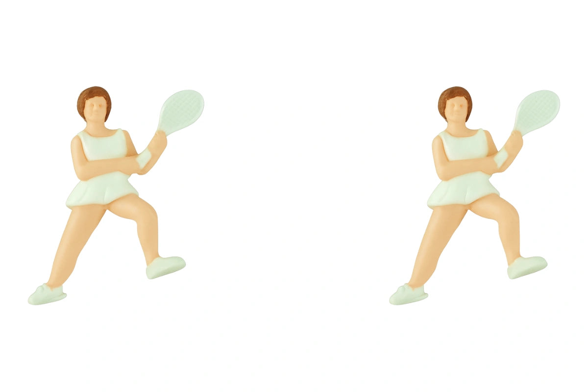 Tennis Female (2 Pack) - Cake Ornaments