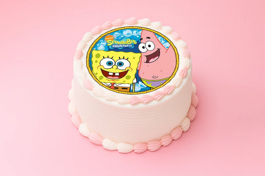 Spongebob Round Edible Icing Image 16cm - BSC