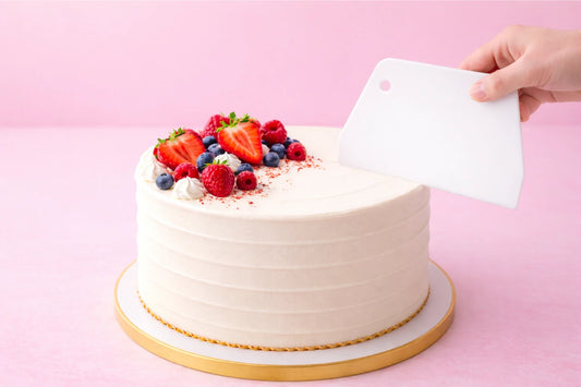 194mm x 130mm White Plastic Dough Cutter - Hot Stuff Bakeware