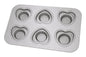 Anodized 6 Heart Cup Muffin Pan - Hot Stuff Bakeware