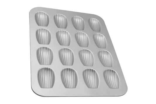 Anodized 16 Madeleine Cup Muffin Pan - Hot Stuff Bakeware