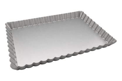 High Fluted Tart Quiche Pan 11.25 Inch x 8.125 Inch x 1 Inch - Hot Stuff Bakeware