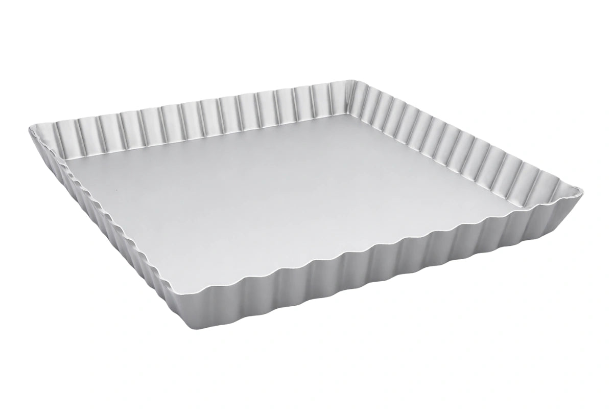 High Fluted Tart Quiche Pan 9 Inch x 9 Inch x 1 Inch - Hot Stuff Bakeware