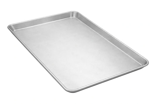 456mm x 326mm x 27mm Half Size Aluminum Sheet Tray - Hot Stuff Bakeware