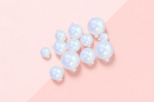White Hologram Ball Topper (12 Pack) - Iconic Cake Art