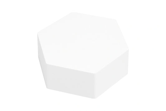 Hexagon 8 x 3 High Polystyrene Dummy - Iconic Cake Art