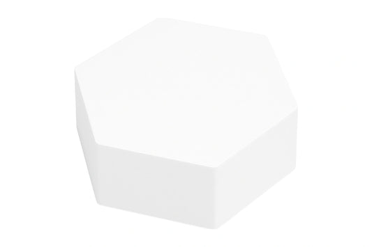 Hexagon 10 x 3 High Polystyrene Dummy - Iconic Cake Art