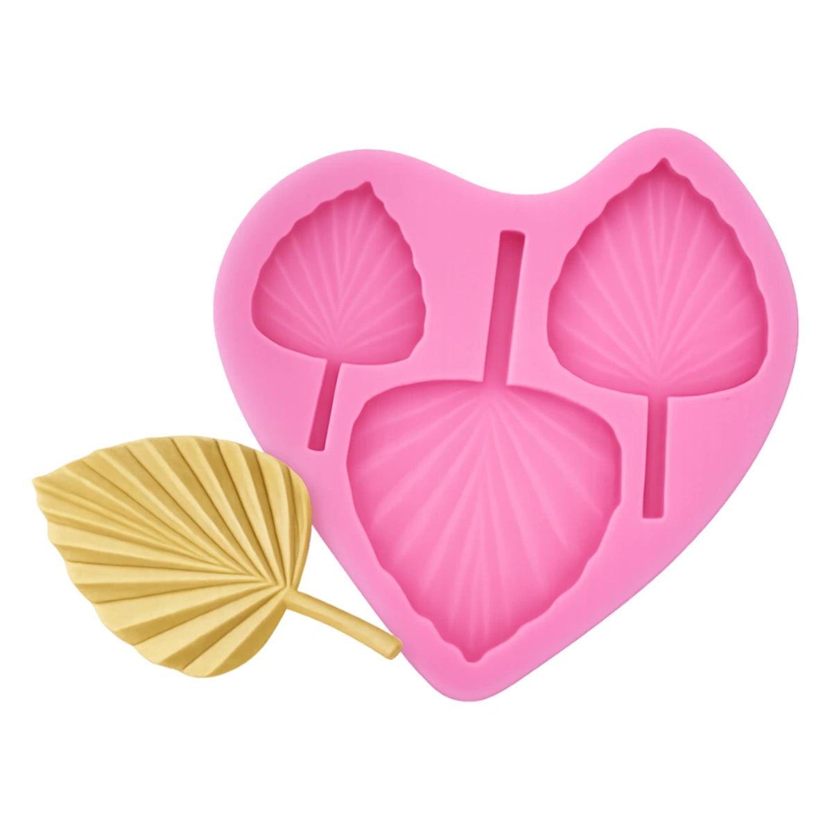 Small Palm Leaves Silicone Mould