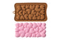 Heart Cluster Choc Silicone Mould - Iconic Cake Art