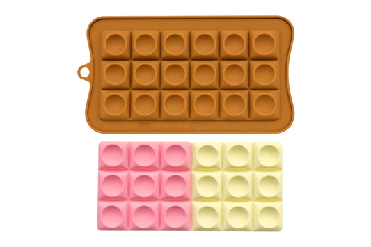 Square Dome Choc Silicone Mould - Iconic Cake Art