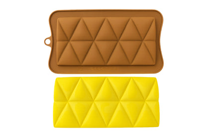 Pyramid Ridge Choc Silicone Mould - Iconic Cake Art