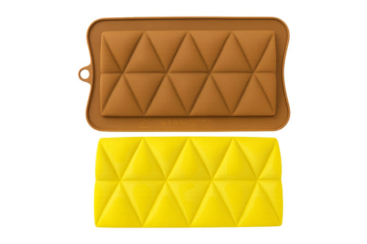 Pyramid Ridge Choc Silicone Mould - Iconic Cake Art