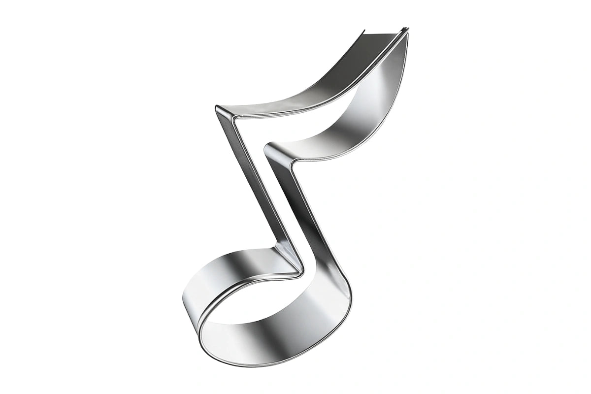 Single Note Musical Cookie Cutter 7cm - Iconic Cake Art